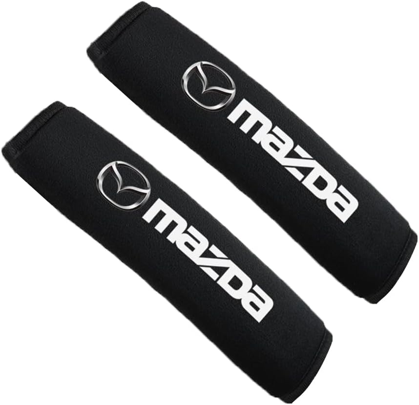 Seat Belt Shoulder pad Car Seat Belt Pads for Mazda 2 3 5 6 MX-5 MX-30 CX3 CX-30 CX-5 CX-50 CX-7 CX-8 CX-9, Seatbelt Protector Cover Pads Car Accessories