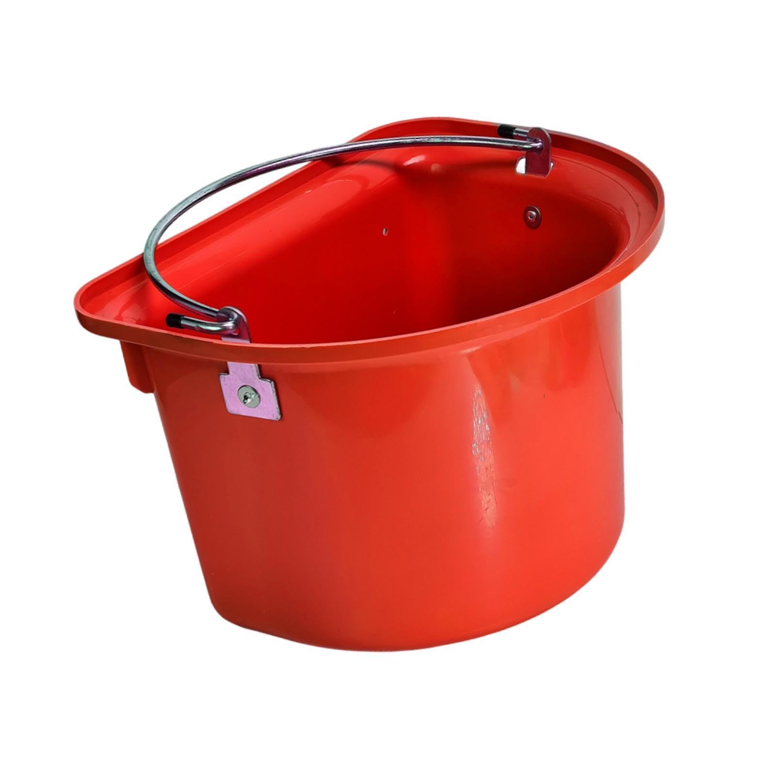 Milageto Cubo de para Caballos Comedero para Caballos Que Ahorra Espacio Suministros de alimentación para Exteriores Comedero Resistente para Montar