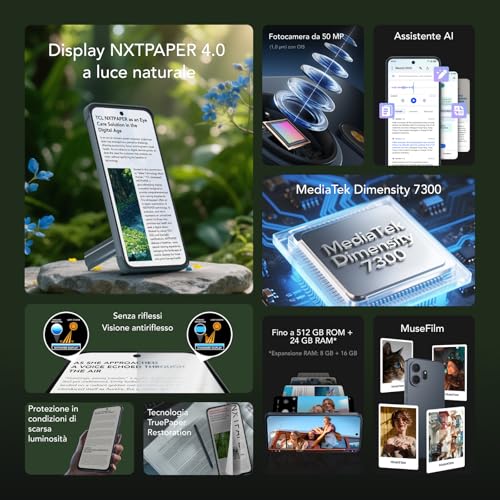 Tcl Nxtpaper 70 Pro 17,5 Cm (6.9'') Android 16.0 5G Usb Tipo-C 8 Gb 512 Gb 5200 Mah Oro - 3