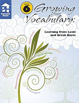 Paperback Growing Your Vocabulary: Learning from Latin and Greek Roots Level 6 Book