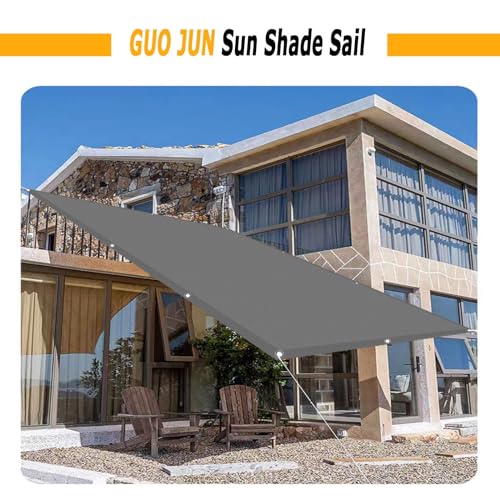 Toldo vela de sombra rectangular de exterior con toldos para terrazas patios patios y jardines 5