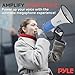 PYLE Portable Megaphone Speaker PA Bullhorn - Built-in Siren, 50W Adjustable Volume Control in 1200 Yard Range, Ideal for Any Outdoor Sports, Cheerleading Fans & Coaches, or for Safety Drills