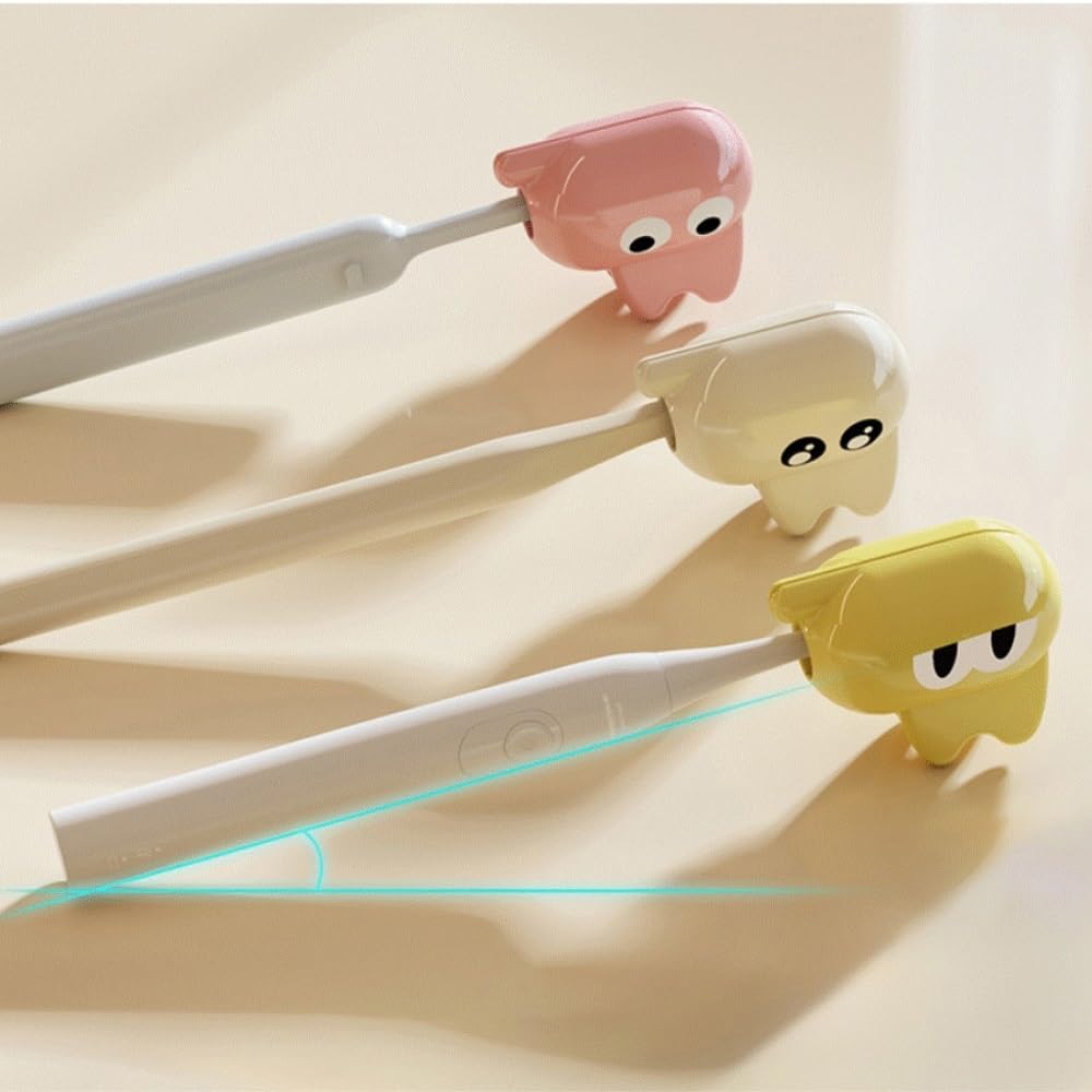 Porta Spazzolino Decorazione, Coprispazzolino Portaspazzolino, Portatile Da Viaggio Multifunzione Moderno(Yellow,3pcs)
