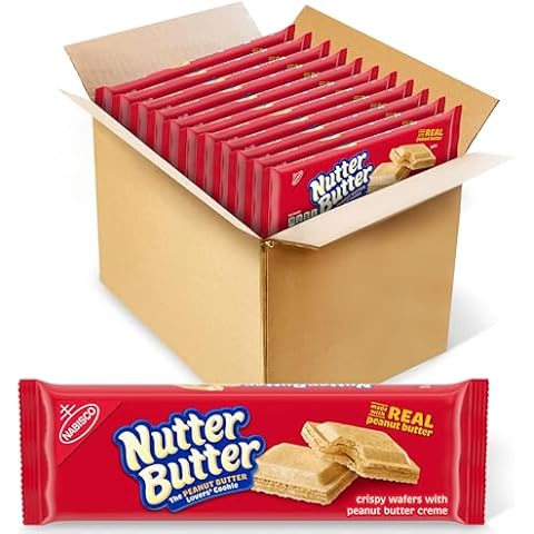 Nutter Butter Peanut Butter Wafer Cookies, 12 - 10.5 oz Packs Cover