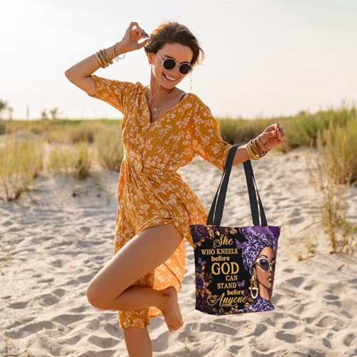 Bolso Tote para Mujer con Cierre y Diseño Cristiano miniatura 6