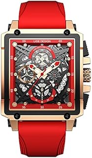 LIGE Mens Wrist Watches 30M Waterproof Analog Quartz Mutifuntional Chronograph Watch for Men Fashion Sports Watch with Silicone Strap