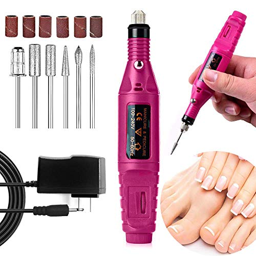 Electric Nail Drill, Acrylic Nail Tools, Professional Portable Electric Nail Kit, Pen Shape Finger Toe Nail Care, Electric Nail Polishing Machine, Nail File Nail Tips Manicure Pedicure Machine set