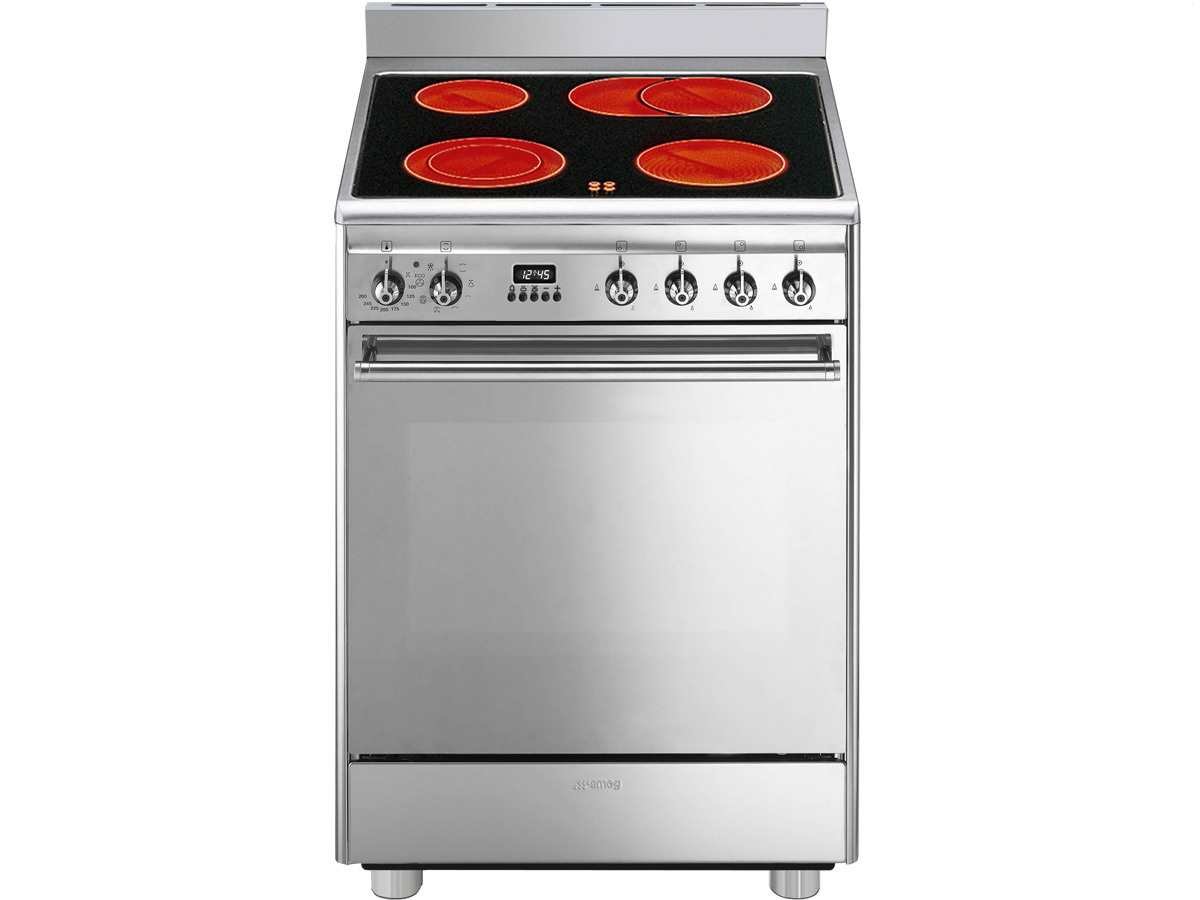 Cooker SMEG cx68 cm8 Stand stainless steel bäter Zone 60 cm Electric cooking stove Cooking