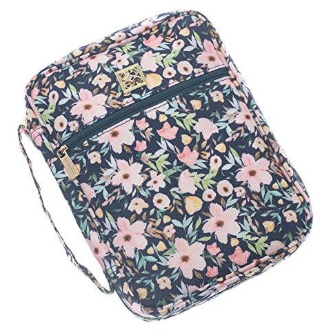Mary Square Hampstead Floral Bible Cover Case 8 x 10.5 with Handle Cover