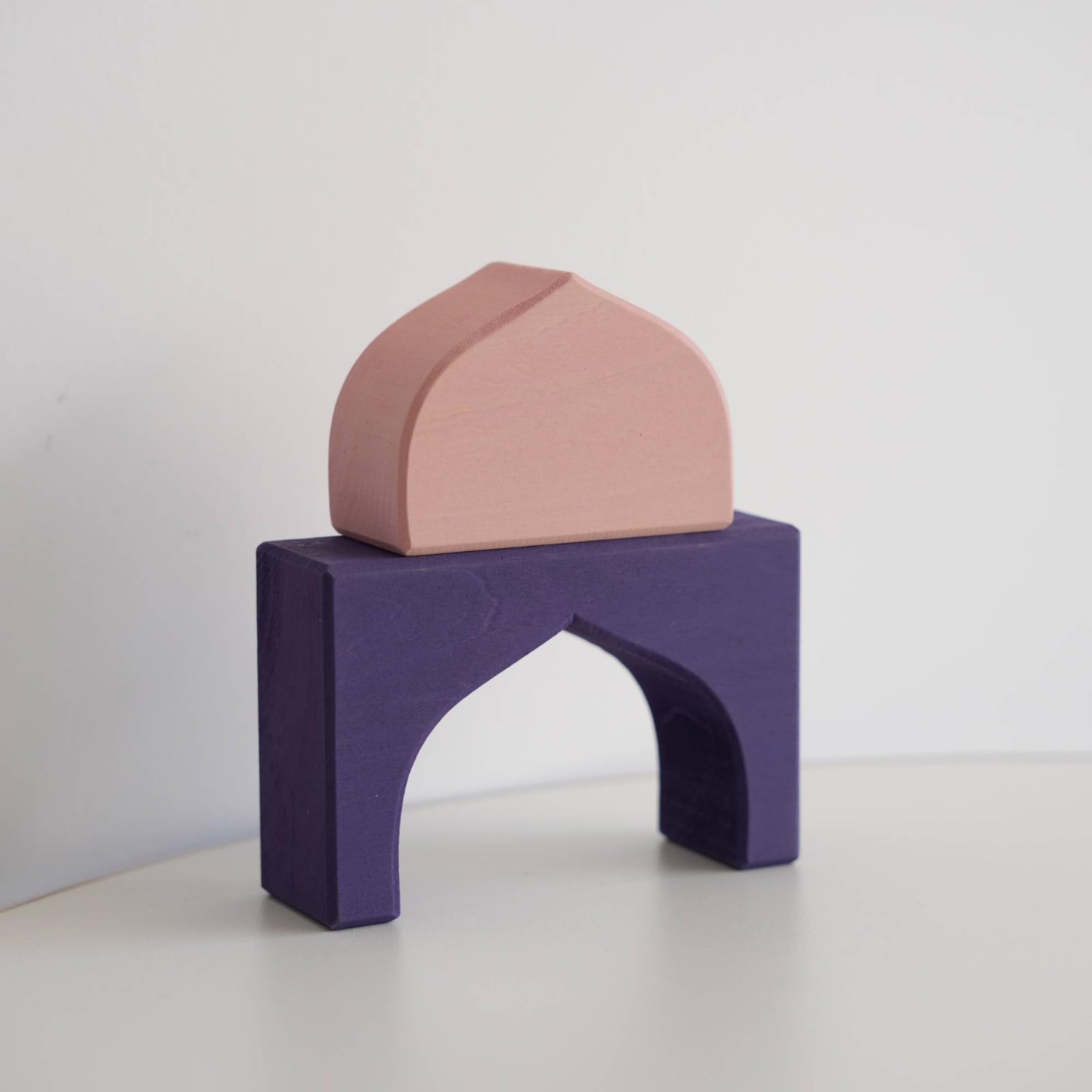 Blockpuzzle Glatte Oberfläche Holzpuzzlebrett Feinmotorik Farblernspiel für Kleinkinder
