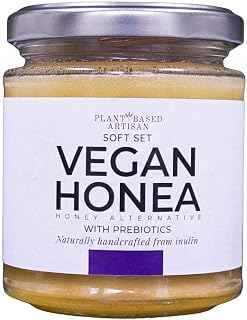 HONEA - Soft Set Vegan Honey Alternative with Prebiotics | 1 x 230g | Made in UK