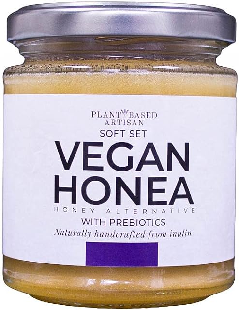 HONEA - Soft Set Vegan Honey Alternative with Prebiotics | 1 x 230g | Made in UK