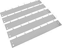 Vista 8 de Borde de acero para césped, 40 pulgadas de largo, borde de acero de 8.4 pulgadas de profundidad, borde de borde de jardín negro, borde de paisaje