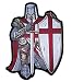 Leather Supreme Christian Red and White Crusader Knight Biker Patch