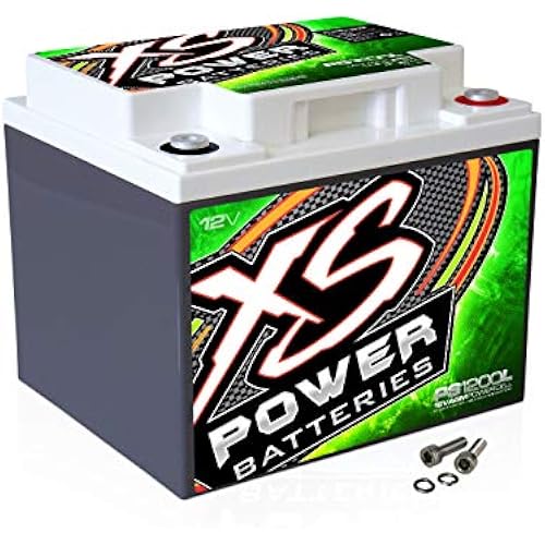 XS Power PS1200L 2600A Amp 12V Power Cell AGM Car Audio Battery 1500W / 3000W