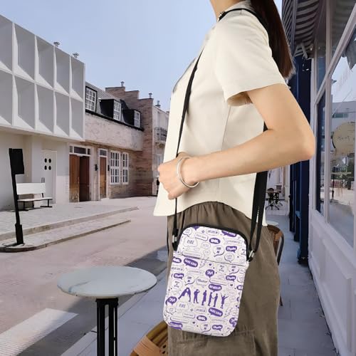 FOTAP Sac à bandoulière K-Pop Group Merchandising K-Pop Music Fans Cadeaux Membres du groupe de musique Sac à bandoulière, Save Me Cb UK, 14.5 * 1.5*21.5 cm /5.7 *0.59 *8.46 inches – vue 7