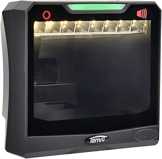 LENVII E688 Escáner de código de Barras Lector de código de Barras 1D / 2D / QR, escáner de código de Barras omnidireccional automático, escáner de código de Barras de Escritorio para Windows/Mac