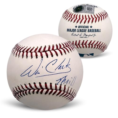 Will Clark Autographed San Francisco Giants MLB Baseball Thrill Beckett