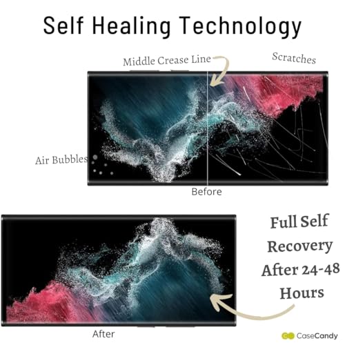 Image of Casecandy - (2 Pack Curved Screen Protector Guard For Pixel 6 Pro 5G | Flexible Pack of 2 Screen Protector for Google Pixel 6 Pro - Fingerprint Support /Bubble Free Technology /HD