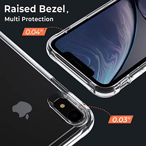 Effenx Crystal Clear Iphone Xr Case, Non-Yellowing Shockproof Protective Phone Case Slim Thin Tpu Bumper Cover [Soft Anti-Scratch], 6.1 Inch #TOP7