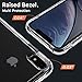 EFFENX Crystal Clear iPhone XR Case, Non-Yellowing Shockproof Protective Phone Case Slim Thin TPU Bumper Cover [Soft Anti-Scratch], 6.1 inch