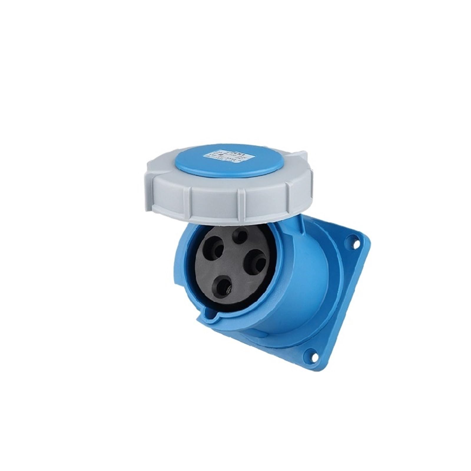 Conector de aviación industrial de 3 núcleos 125A oculto con protección IP67