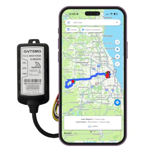 Optimus GV75MG Waterproof Wired GPS Tracker for Vehicles and Assets