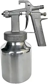 Pistola Pintura Ar Direto Caneca De Alumínio Bico 1,3 mm