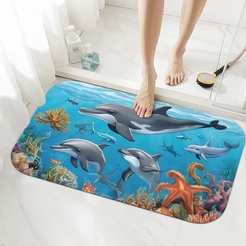 Tapis de bain en diatomée douce antidérapant pour douche et cuisine - 4