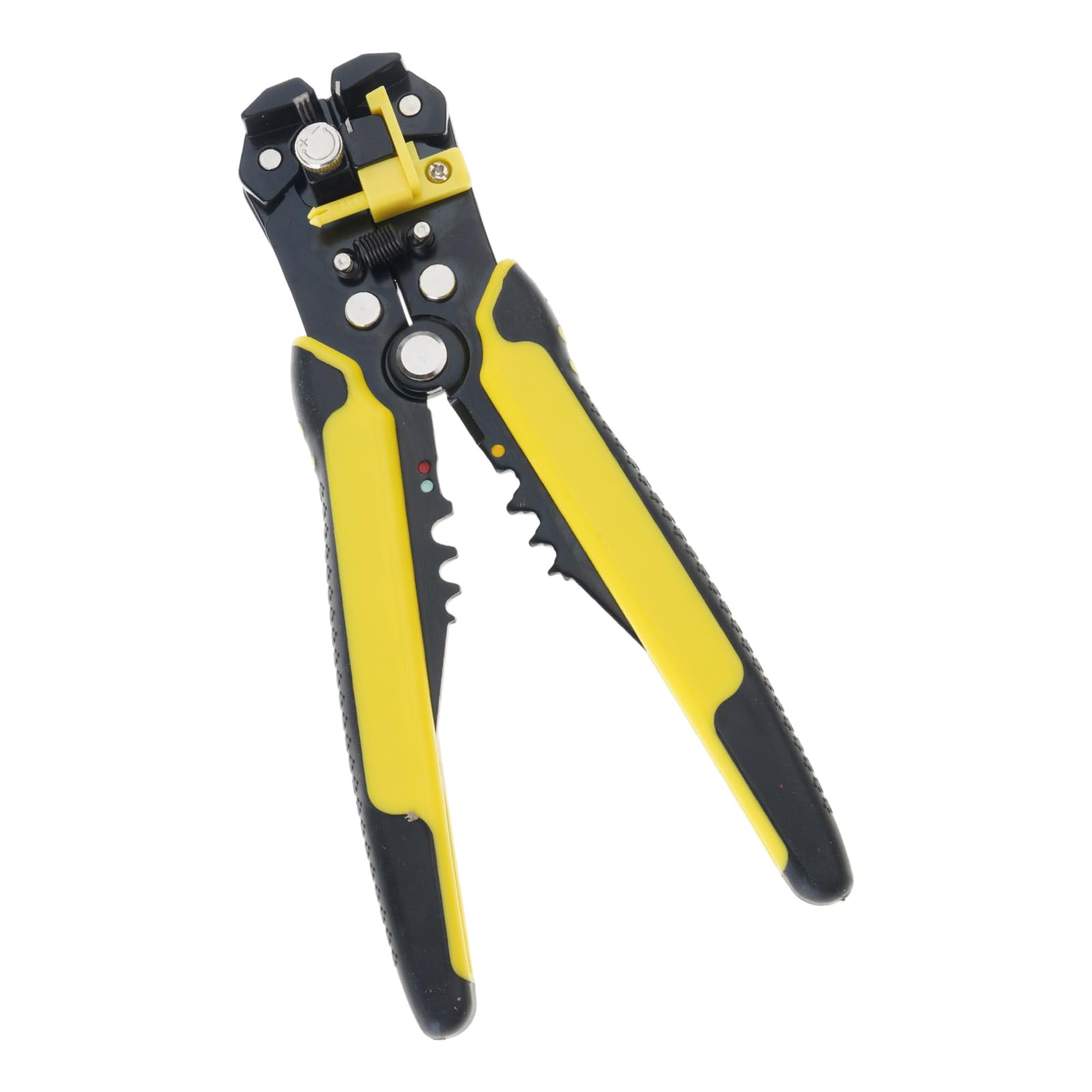 Piceioep Yellow Triple Function Automatic Wire Stripper Crimper Cutter For Networking Cable Installation Professional Tool Wire Stripping Machine