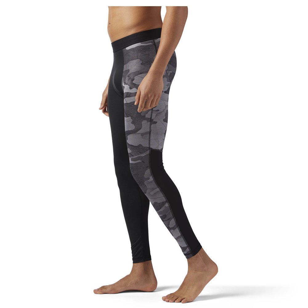 Reebok Tight Kompresji - Aop - Rajstopy Mężczyźni