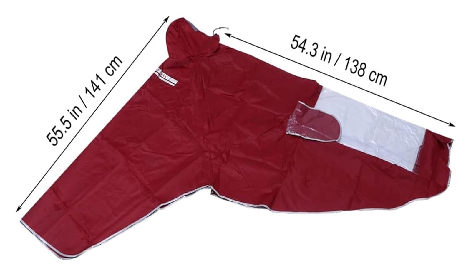 2 pezzi poncho da viaggio pioggia bici elettrica impermeabile moto poncho da pioggia bici poncho da pioggia impermeabile for il ciclismo tessuto oxford impermeabile da equitazione