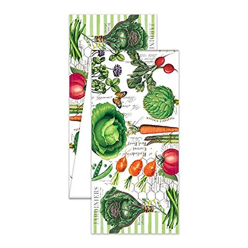 The Deborah Michel Collection Turkish Cotton Table Runner, Vegetable Kingdom, 108" #TOP29