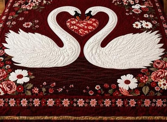 Image of Premium 7D Printed King Size Bedsheet Set with Pillow Covers Soft Cotton Blend Double Bedsheet for Home (Pillow Covers :18x28 inches Bedsheet :90x100 Maroon)