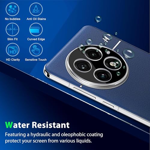 Image of PreCure [2 Pack] Camera Lens Protector for OnePlus 13 - 9H Hardness Ultra-Thin Tempered Glass, HD Clarity, Scratch-Resistant (Black)