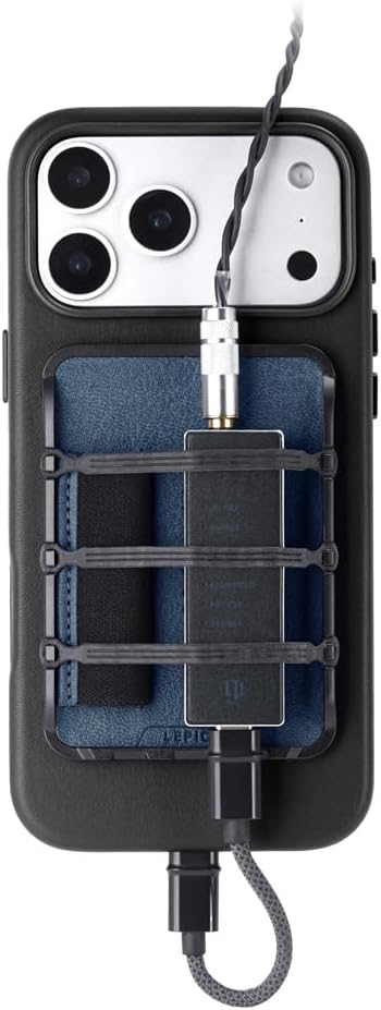 MagSafe Magnetic DAC Pocket, Dongle Holder for Smartphone (Navy)