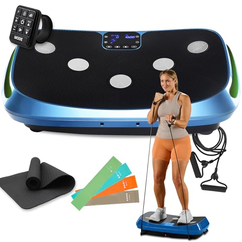 Lifepro Rumblex 4D Vibration Plate Exercise Machine with Triple Motor Oscillation, Linear, and Pulsation – Advanced 4D Vibration Technology for Whole Body Fitness, Weight Loss and Recovery at Home