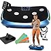 LifePro Rumblex 4D Vibration Plate Exercise Machine - Triple Motor Oscillation, Linear, Pulsation + 3D/4D Motion Vibration Platform | Whole Body Viberation Machine for Home, Weight Loss & Shaping.