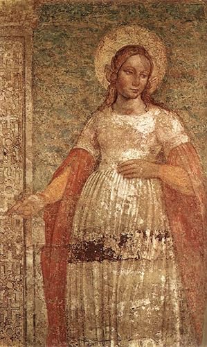 Lienzo Sant'Agnese di Ambrogio Borgognone de 60x90cm para renovar paredes vacías