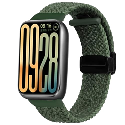 �i�C�����X�g���b�v �҂ݍ��݃u���X���b�g�AiWatch 6/5/4�X�|�[�c�E�H�b�`�o���h�A�N�Z�T���[ 4 Green/for Redmi Watch 4