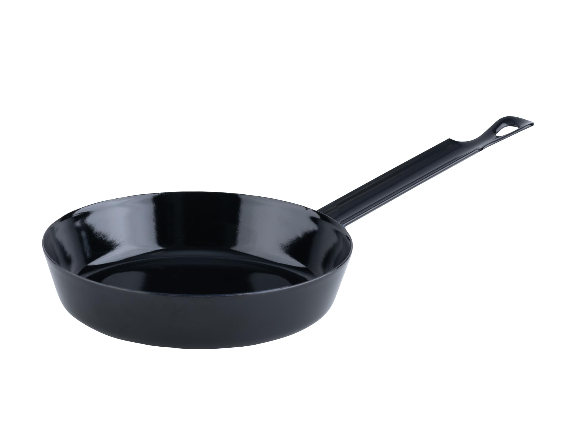 Poêle émaillée Riess 16 cm noir petite poêle induction et four