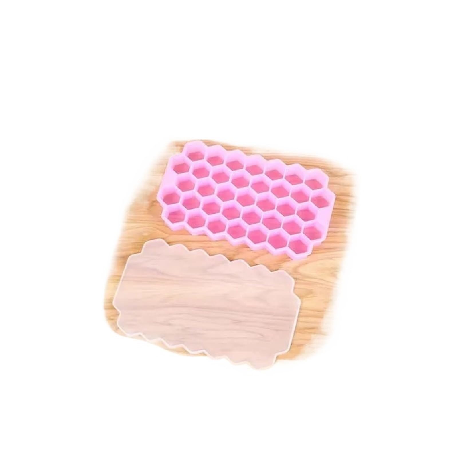 Molde Hielo Bandeja For Cubitos De Hielo 148 Rejillas Con Tapa Silicona For Refrigerador, Apta For Moldes Pequeños, Fácil Desmoldar Y For Clasificar