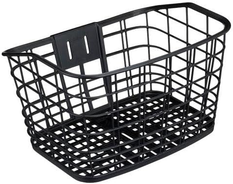 OGK Giken FB-058K Bicycle Basket, Black, Width 16.1 x Height 9.4 x Depth 13.0 inches (410 x 240 x 330 mm)