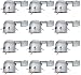 ESD Tech 12 Pack 6” Inch Remodel LED Recessed Light Can, Slim, Air Tight IC Rated Shallow Housing for Retrofit Downlight Kit – UL Listed and Title 24 Certified (TP24 Connector)