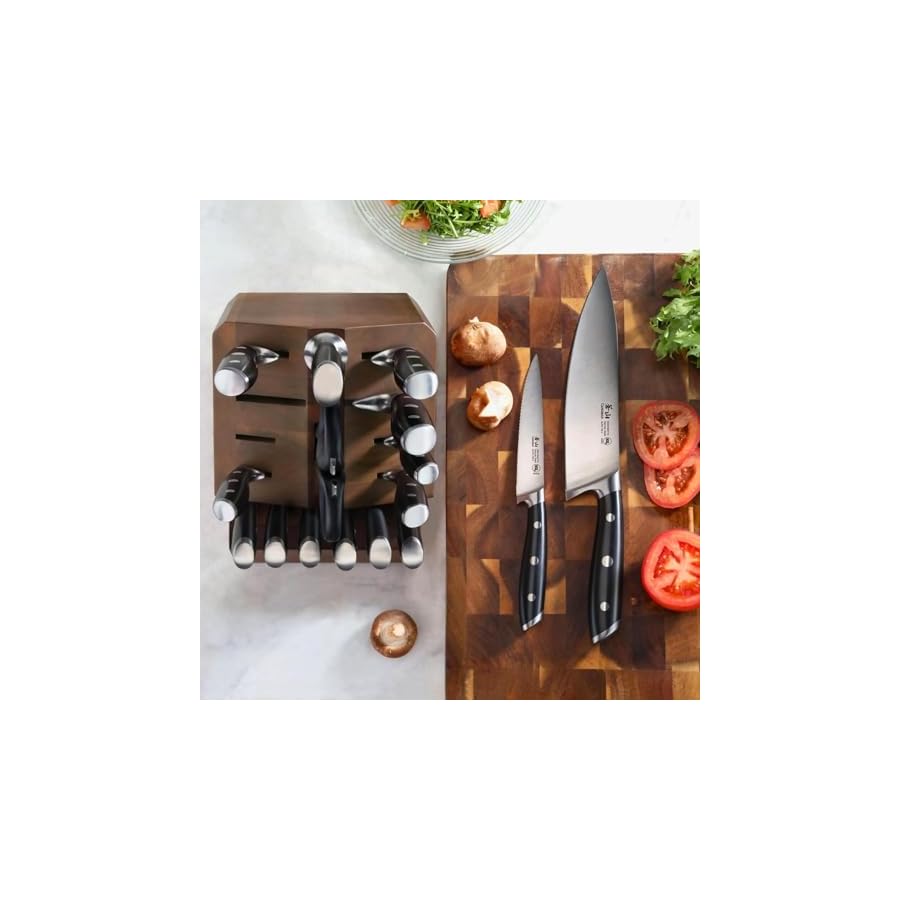 Cangshan-Alps-Series-German-Steel-Forged-17-Piece-Knife-Block-Set-Acacia-Black Cangshan Alps Series German Steel Forged 17-Piece Knife Block Set, Acacia (Black)