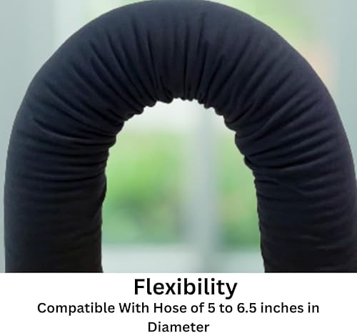 Miniatura 6 de Mobile AC+ Cubierta aislante de manguera de escape de aire acondicionado portátil, longitud de 63 pulgadas, gris oscuro, se adapta a mangueras de 5