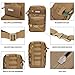 EXCELLENT ELITE SPANKER Tactical Small MOLLE Hydration Pack Water Bladder Carrier Pack for Tactical Vest Backpack Plate Carrier (Coyote Brown-Nylon)