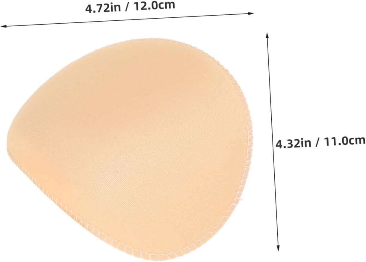 VALICLUD Self-Adhesive Anti-Slip Foam Shoulder Pads 4.72X4.33X1.18 Inches Invisible Non-Slip Shoulder Cushions for Jackets and Coats Comfortable Dressmaker Pads for Men and Women