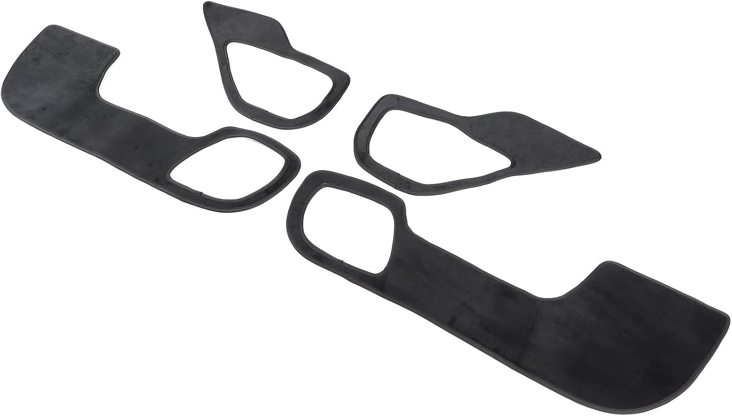 Car Door Anti Kick Pad Cover Compatible with Hummer H3 2005-2009 Accessories, Door Scratch Protector Molding Trim, 4Pcs