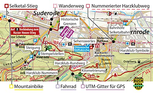 Foto von Luchs-Wanderkarte Selketal-Stieg und Bodetal: Offizielle Wanderkarte zum Fernwanderweg im Ostharz (Luchs-Karte)